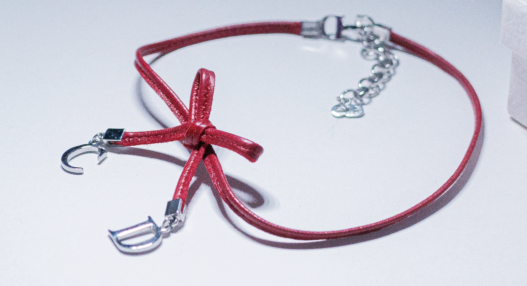 Christian Dior Logo Bow Choker