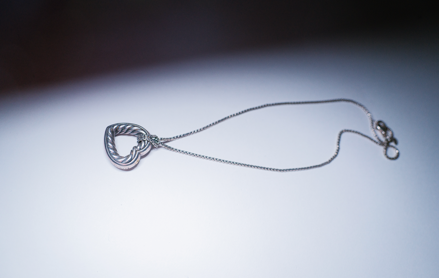 David Yurman Cable Heart Necklace