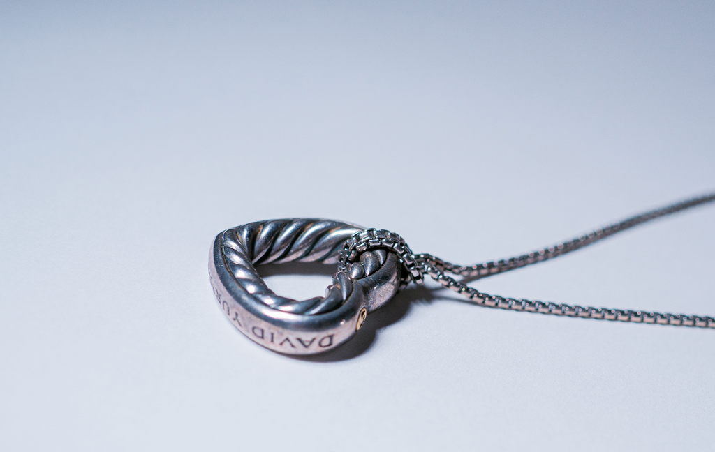 David Yurman Cable Heart Necklace