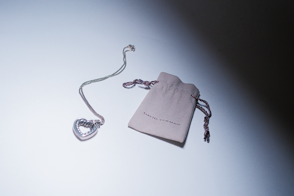 David Yurman Cable Heart Necklace