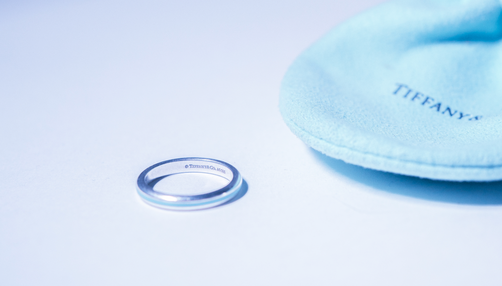 Tiffany Enamel Stripe Ring