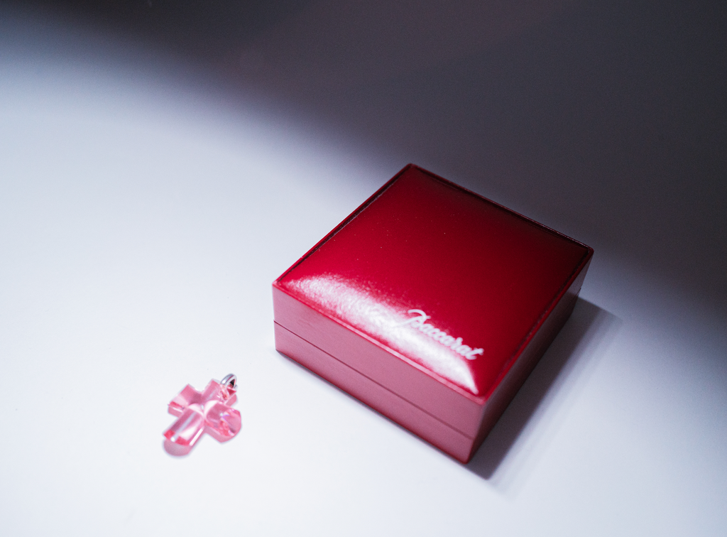 Baccarat Crystal Cross Pendant