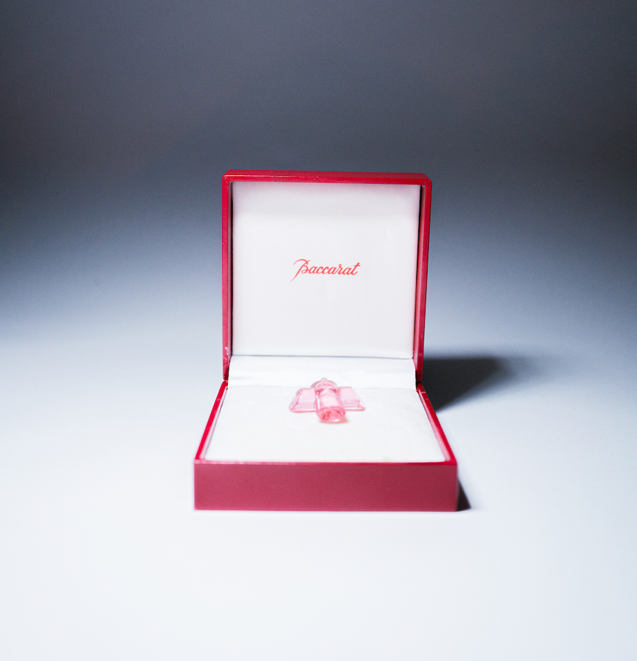 Baccarat Crystal Cross Pendant