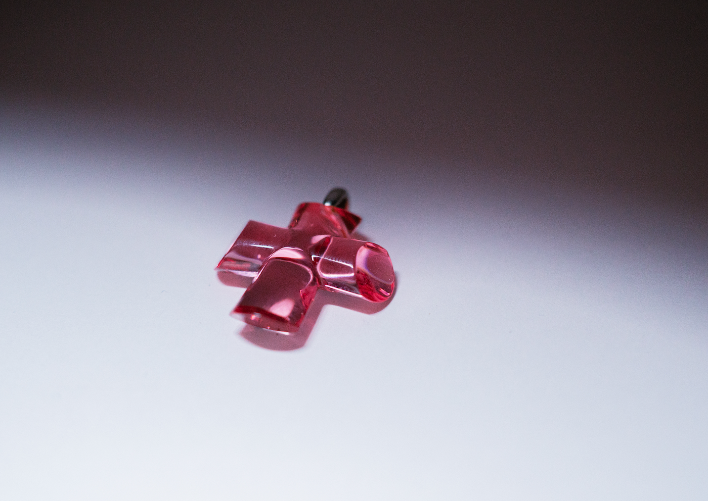 Baccarat Crystal Cross Pendant