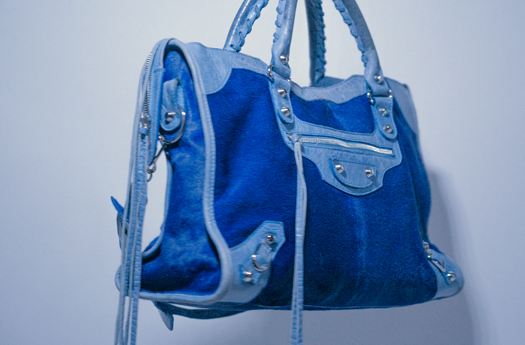 Balenciaga Motocross Chèvre City Bag