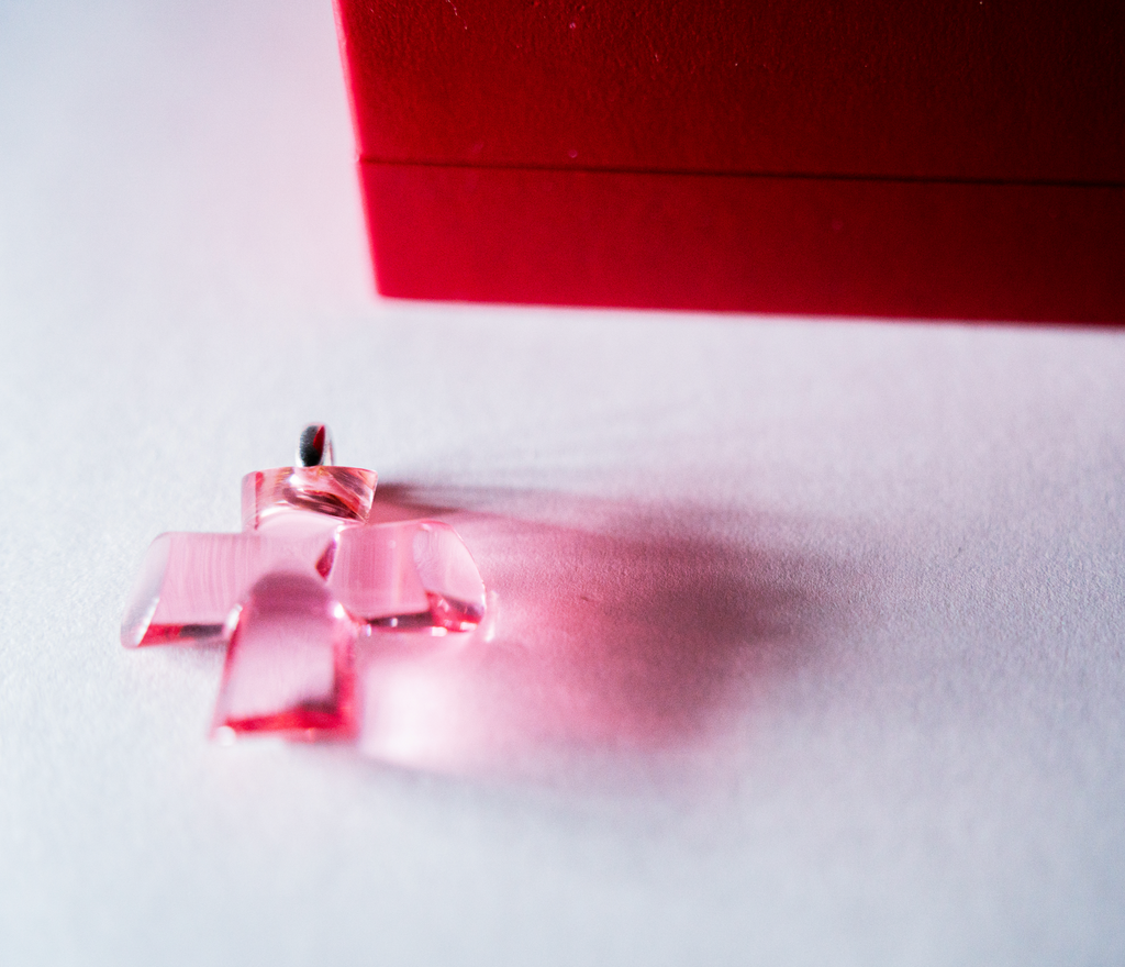 Baccarat Crystal Cross Pendant