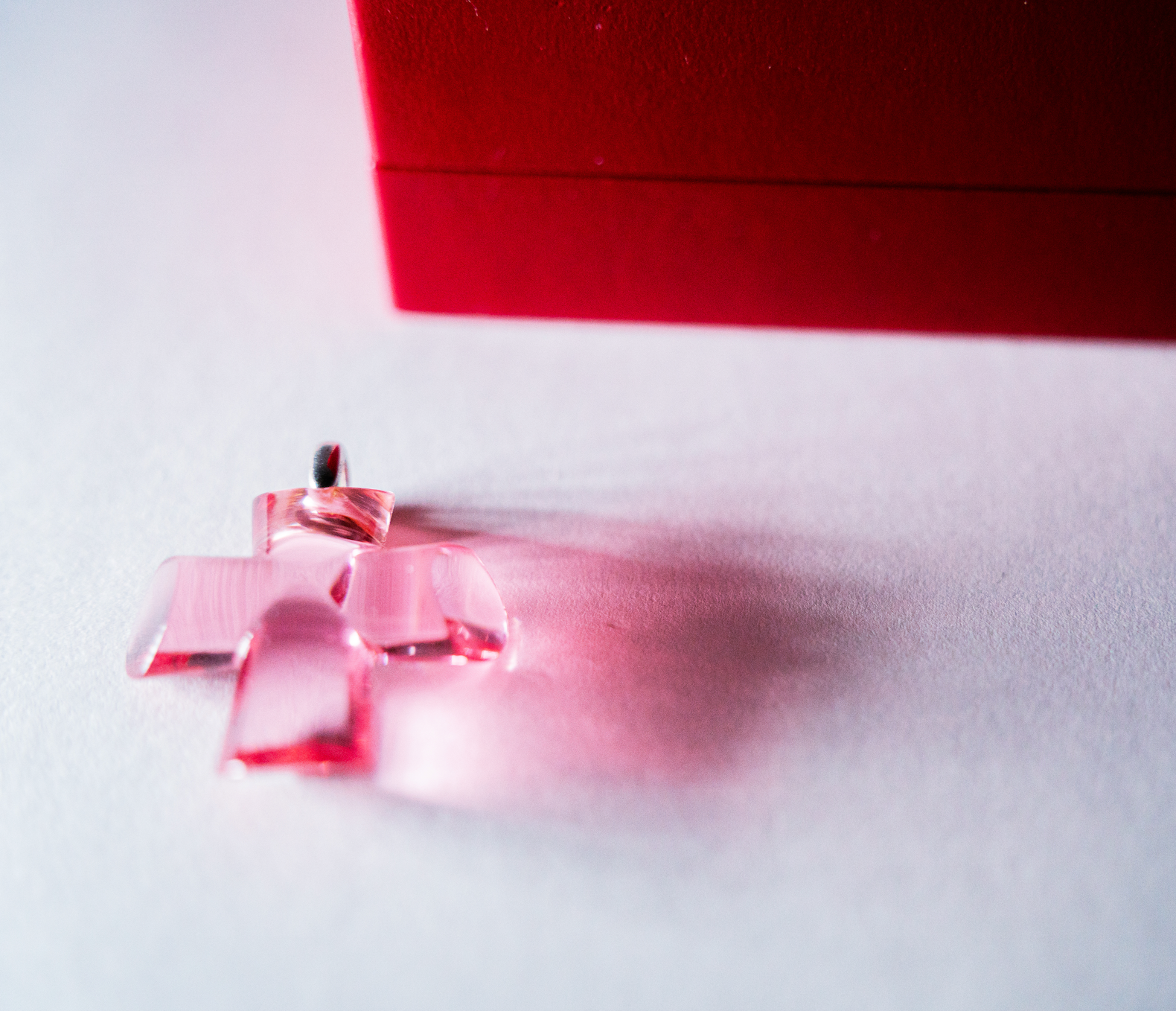 Baccarat Crystal Cross Pendant