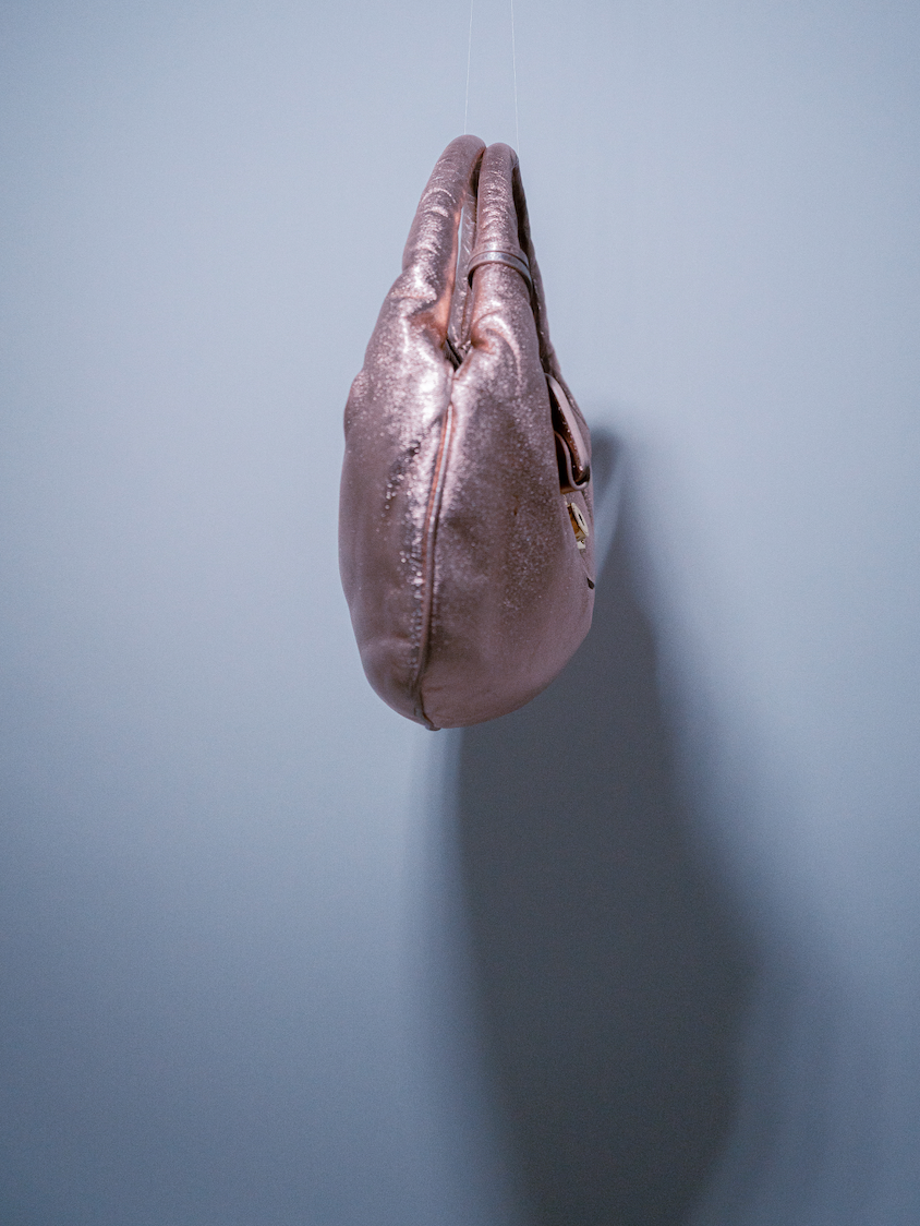 Miu Miu Puff Rose Gold Metallic Bag