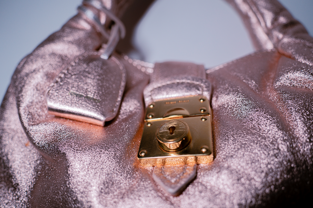 Miu Miu Puff Rose Gold Metallic Bag
