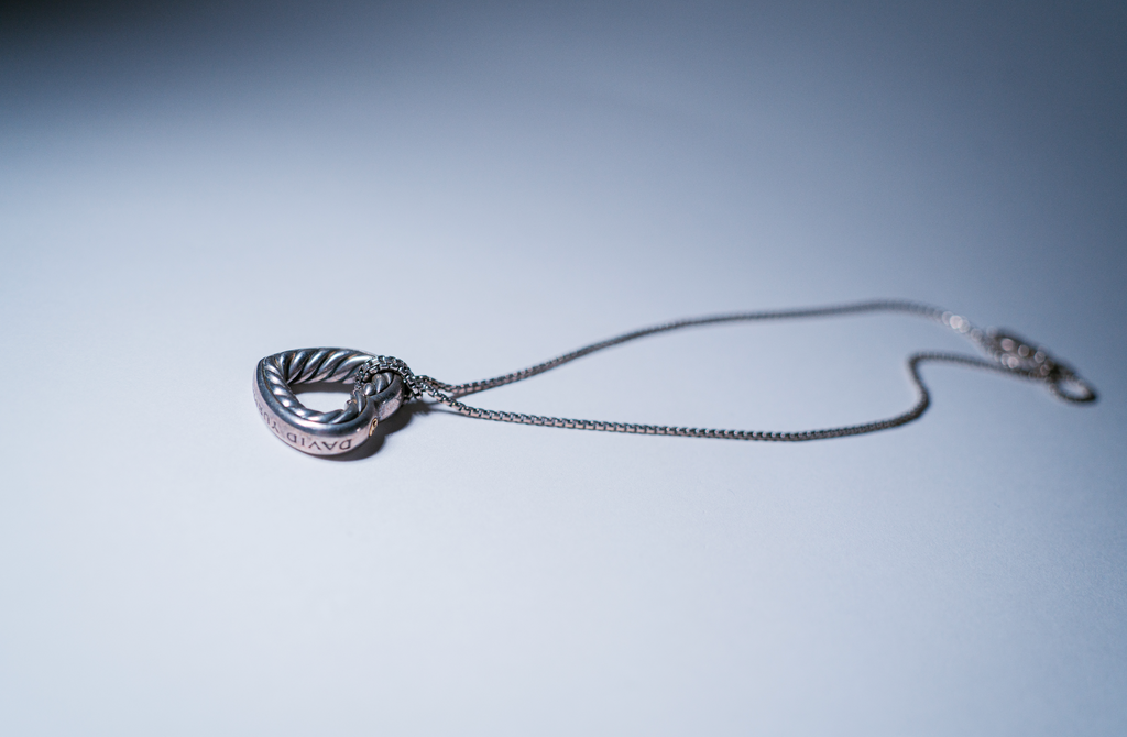 David Yurman Cable Heart Necklace