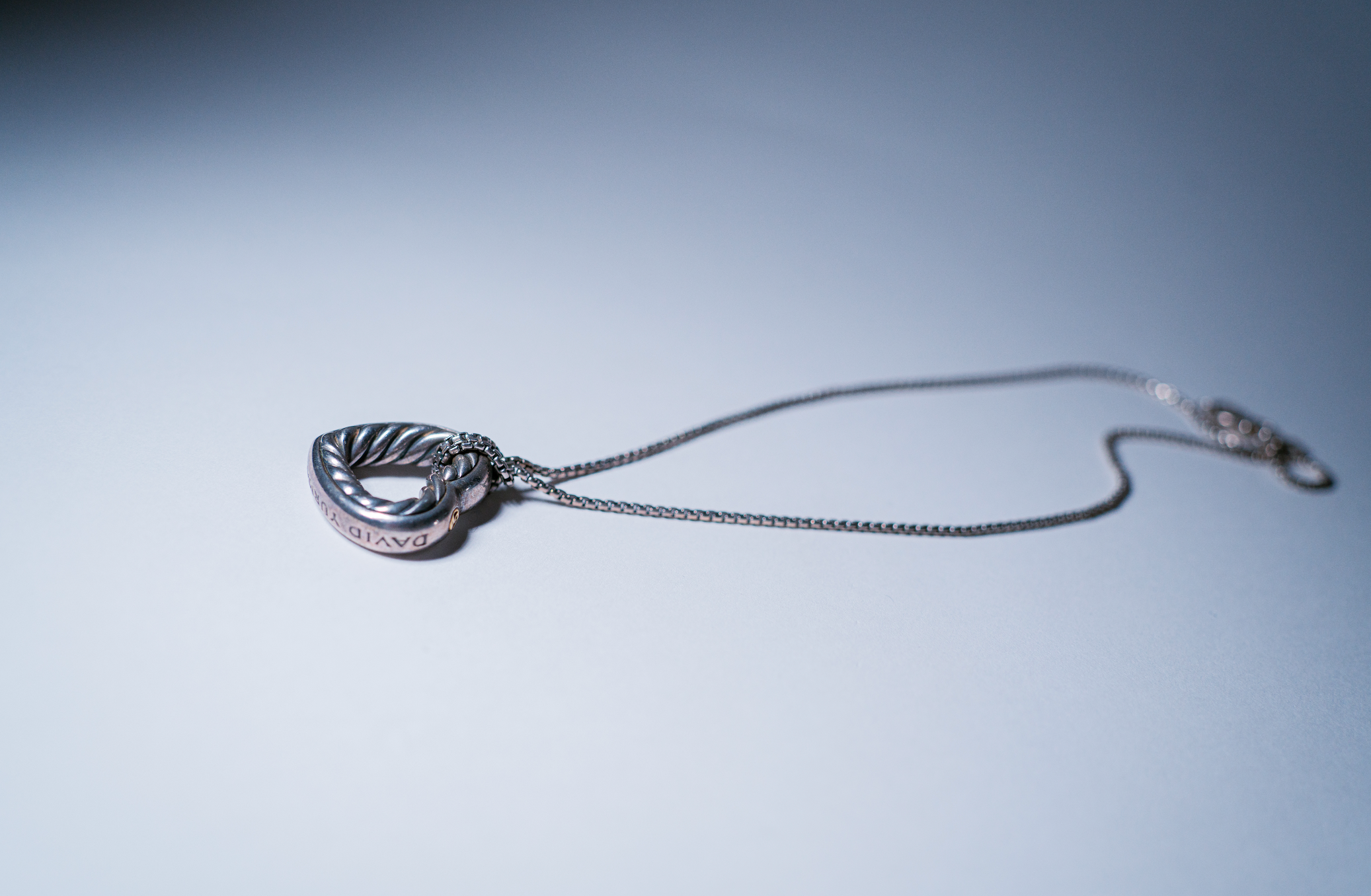 David Yurman Cable Heart Necklace