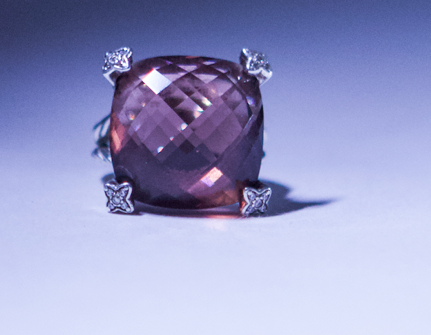 David Yurman Morganite Cushion On Point Ring