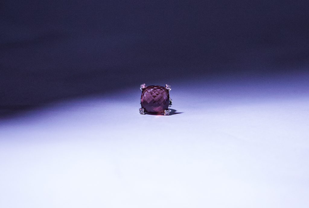 David Yurman Morganite Cushion On Point Ring