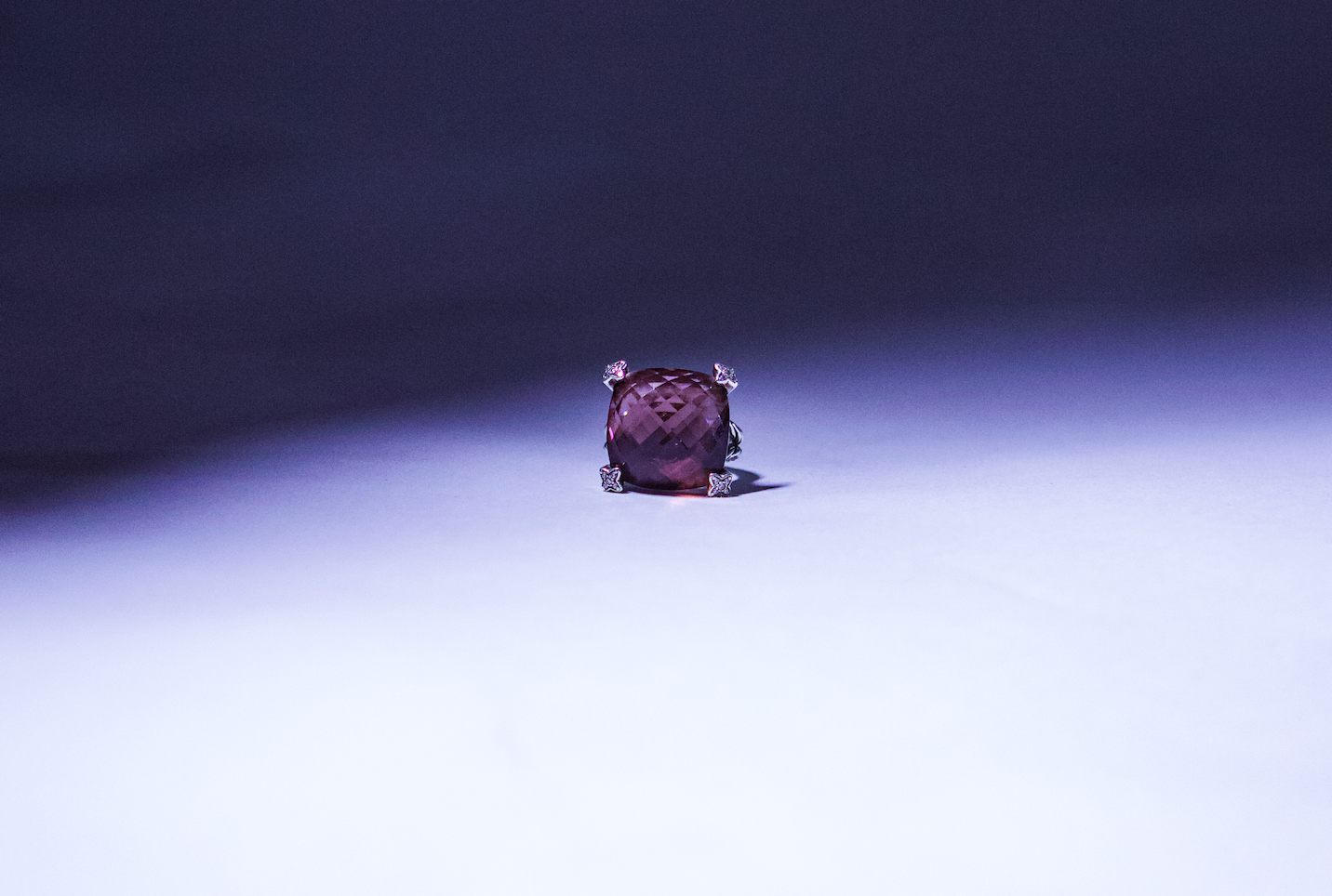 David Yurman Morganite Cushion On Point Ring