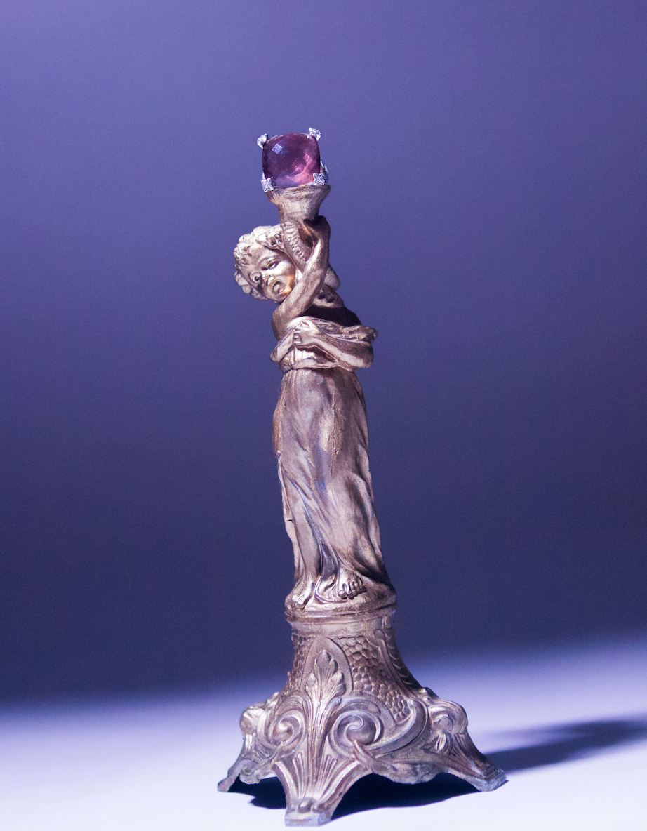 David Yurman Morganite Cushion On Point Ring