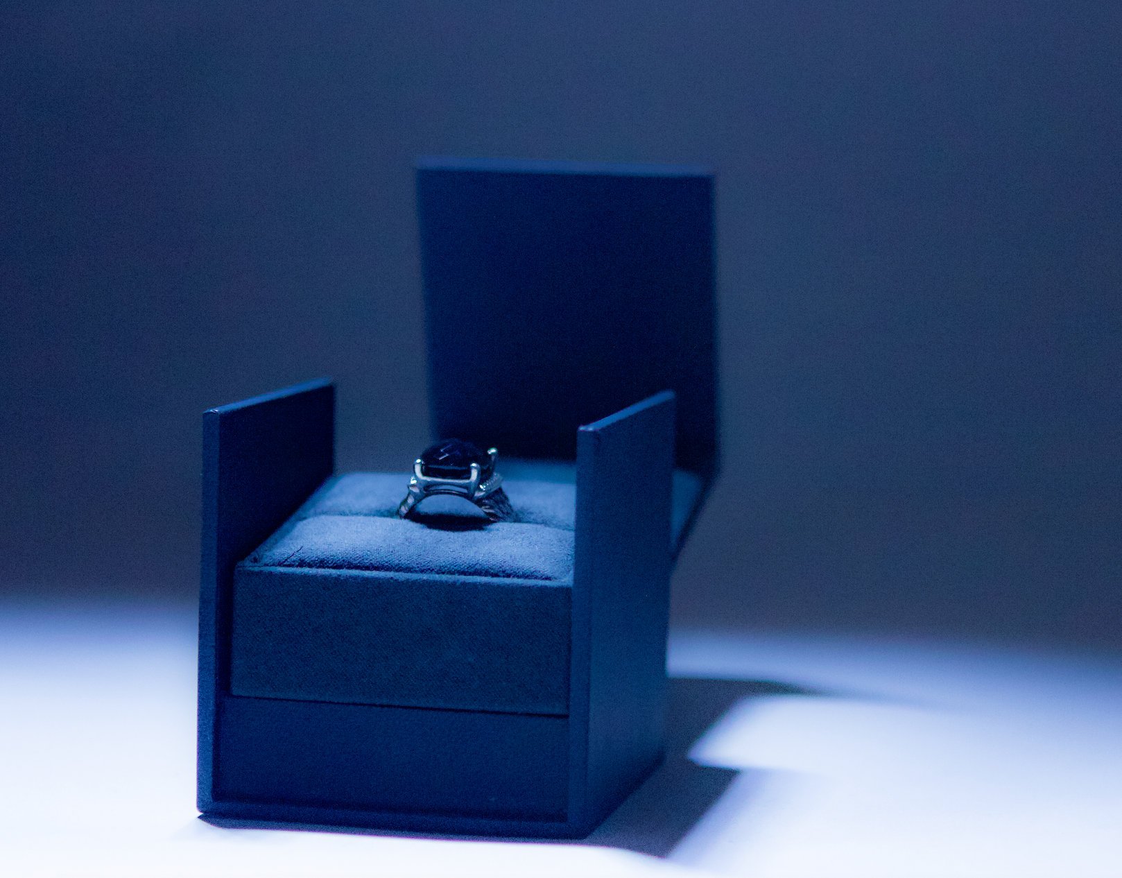 David Yurman Onyx and Diamond Wheaton Ring