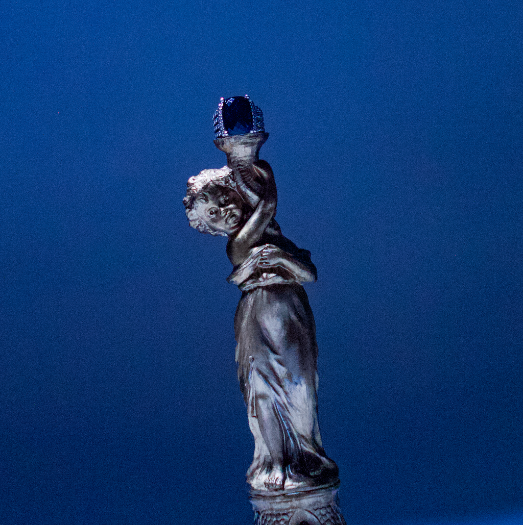 David Yurman Onyx and Diamond Wheaton Ring