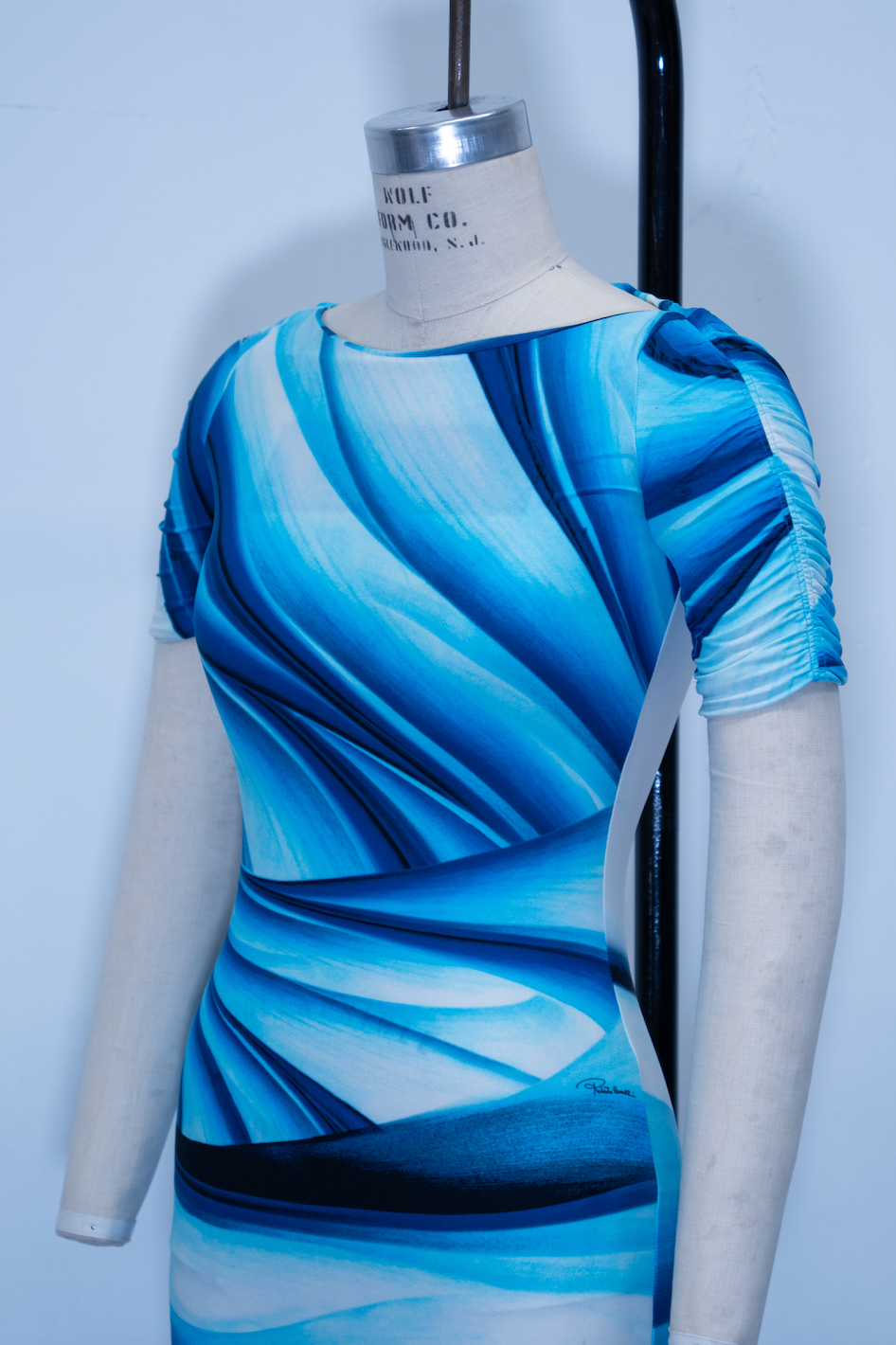 Roberto Cavalli Watercolour Print Dress