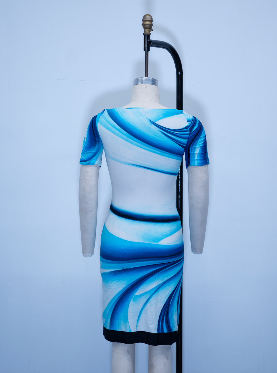 Roberto Cavalli Watercolour Print Dress