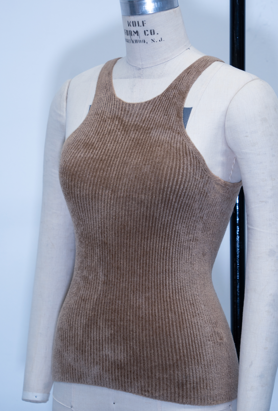 Helmut Lang Chenille Tank Top