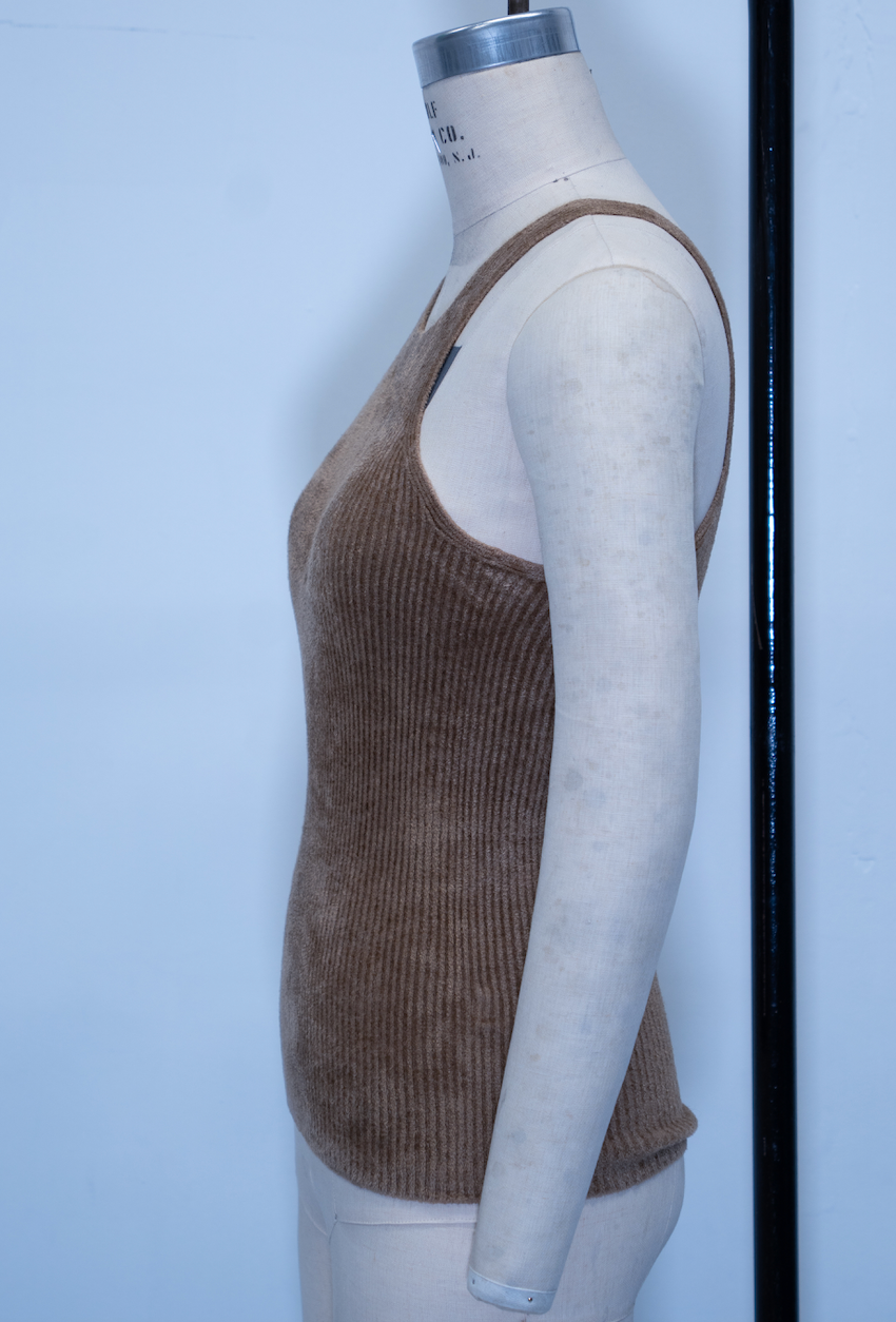 Helmut Lang Chenille Tank Top