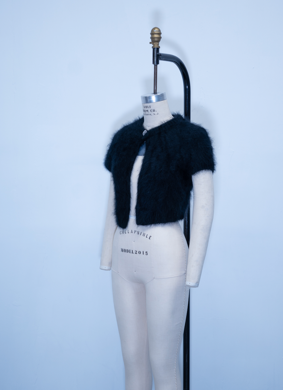 Alexander Wang Mohair Cropped Sweater