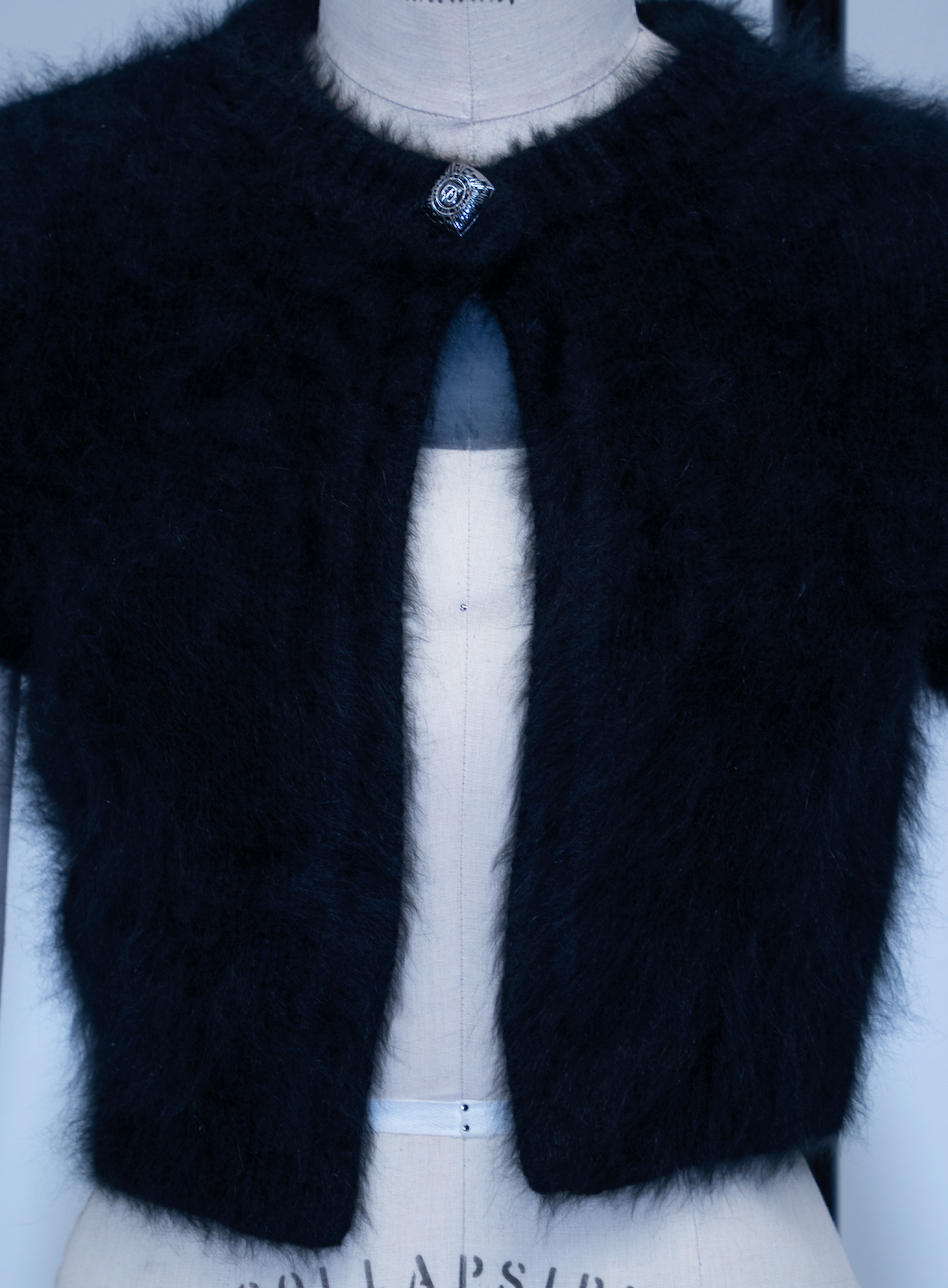 Alexander Wang Mohair Cropped Sweater