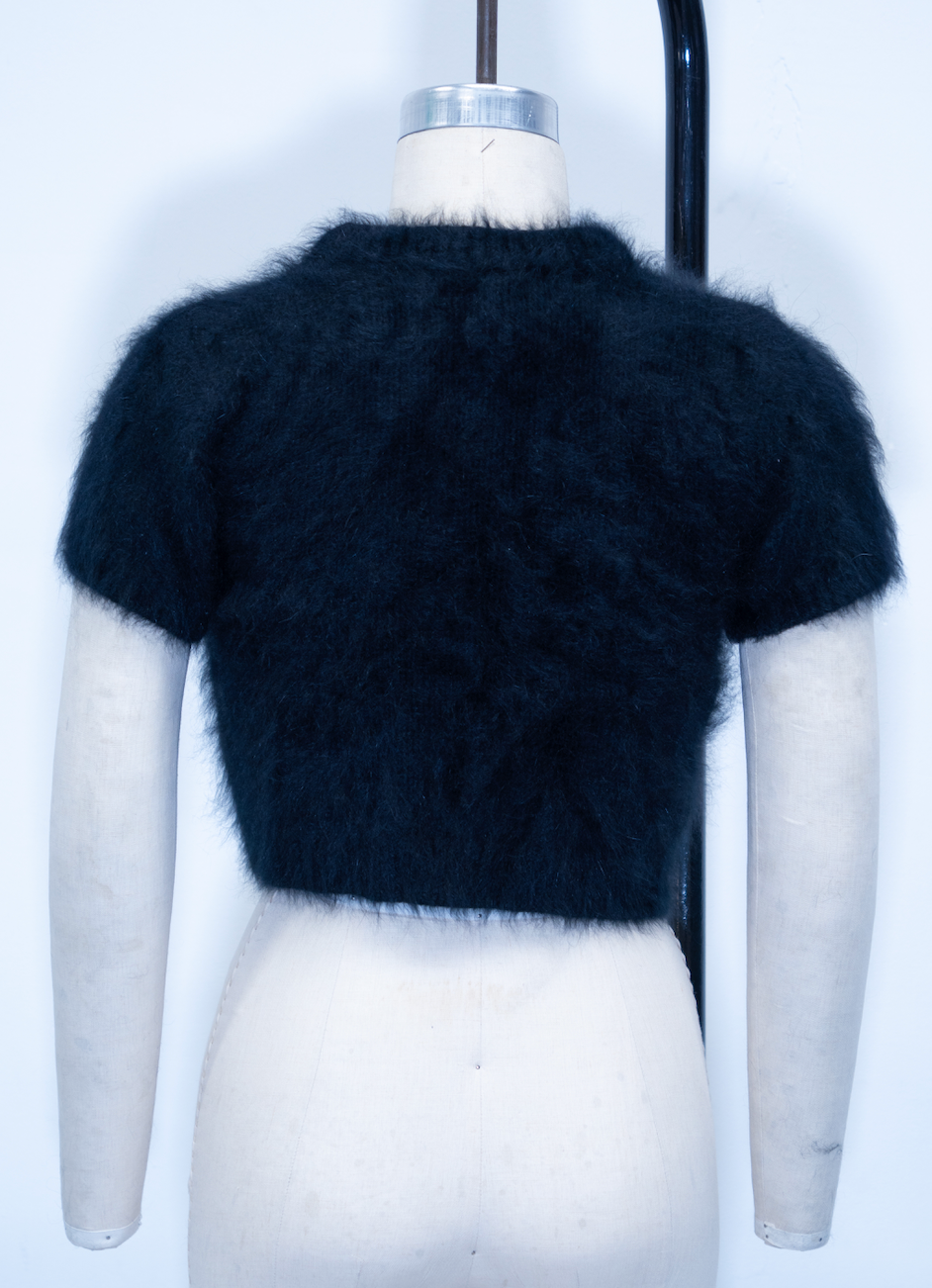 Alexander Wang Mohair Cropped Sweater