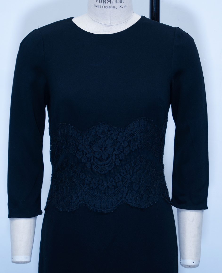 Dolce & Gabbana Lace Bodice Shift Dress