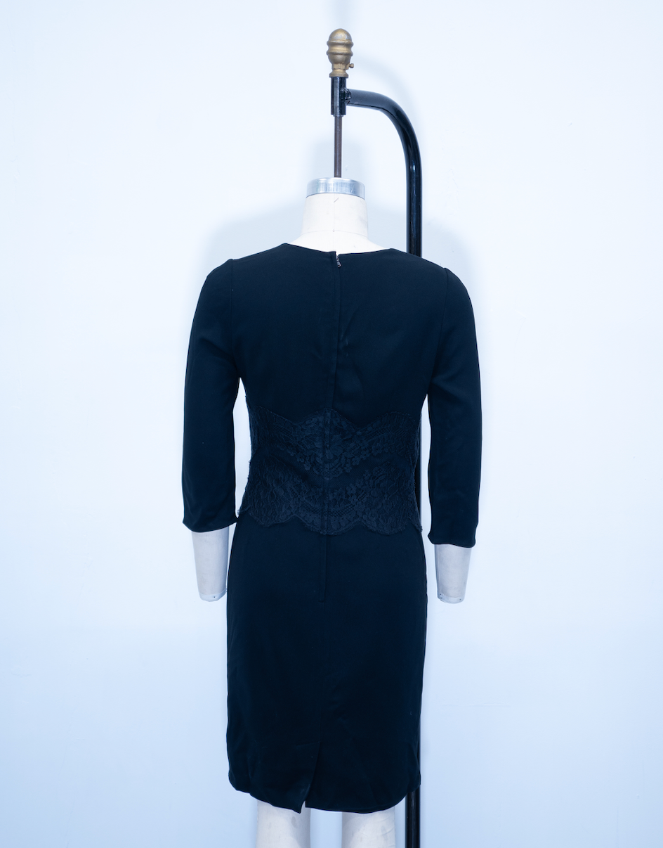 Dolce & Gabbana Lace Bodice Shift Dress