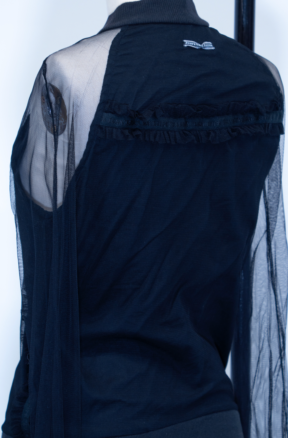 Jean Paul Gaultier Mesh Zip Up Jacket