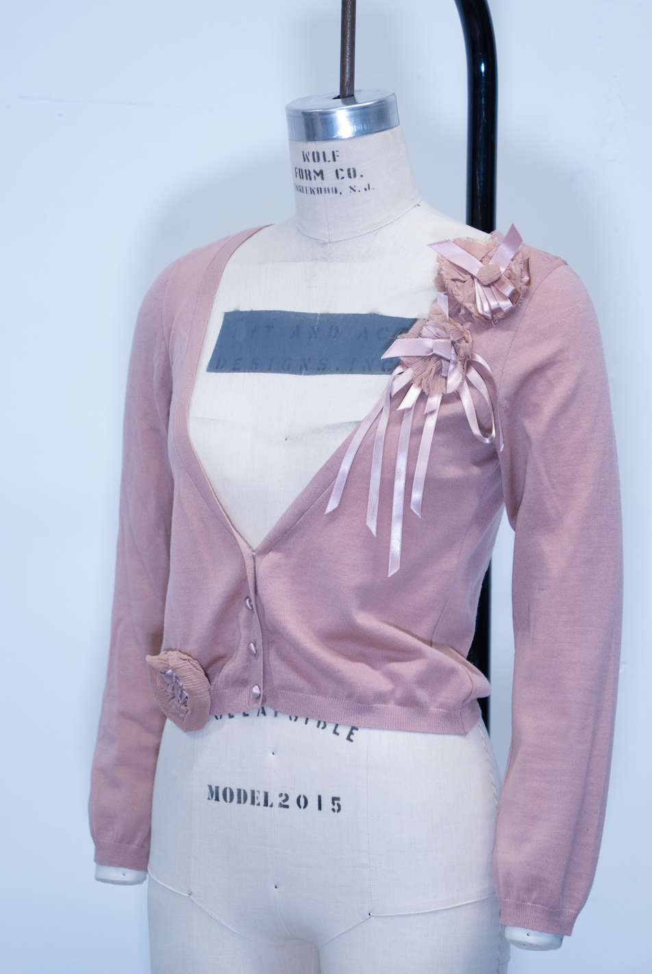 Moschino Cheap & Chic Ribbon Applique Cardigan