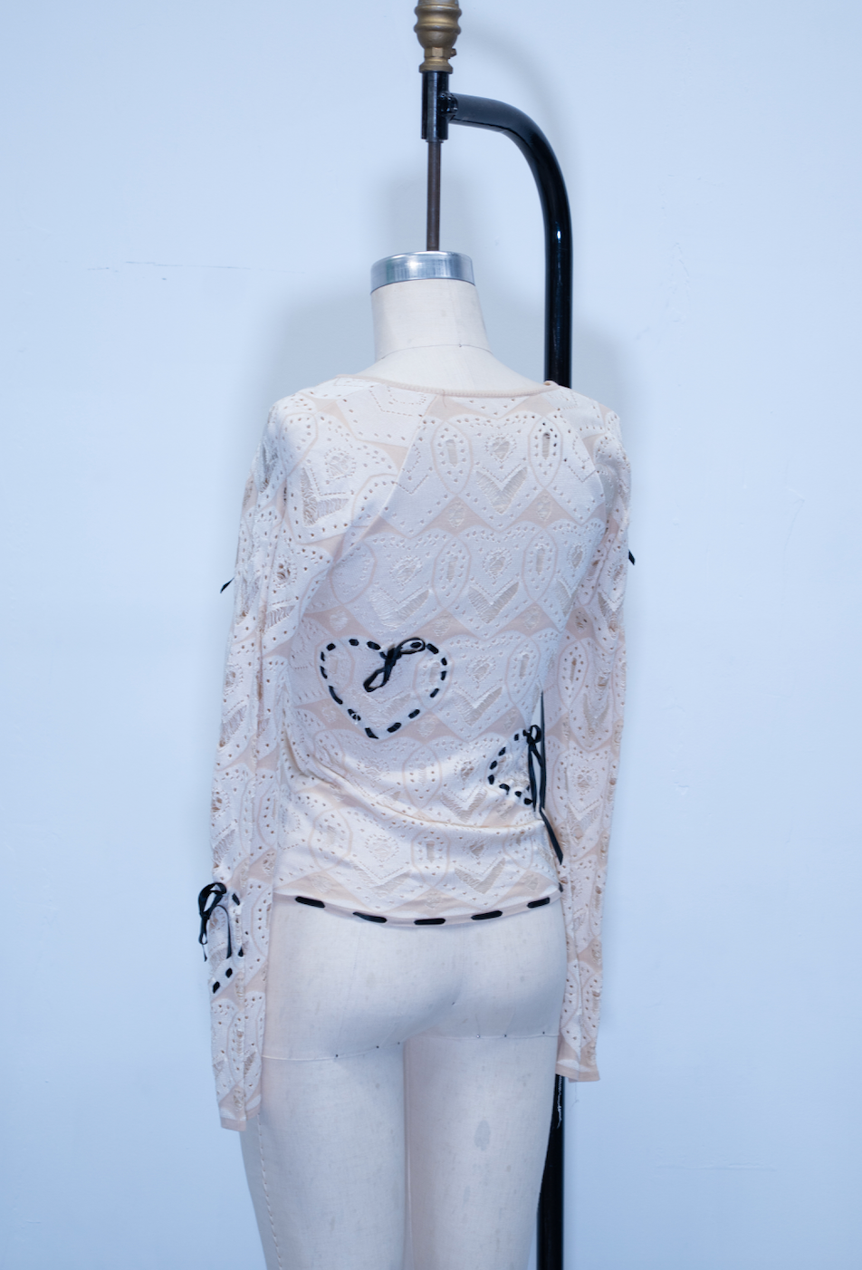 John Galliano Bow Knit Top