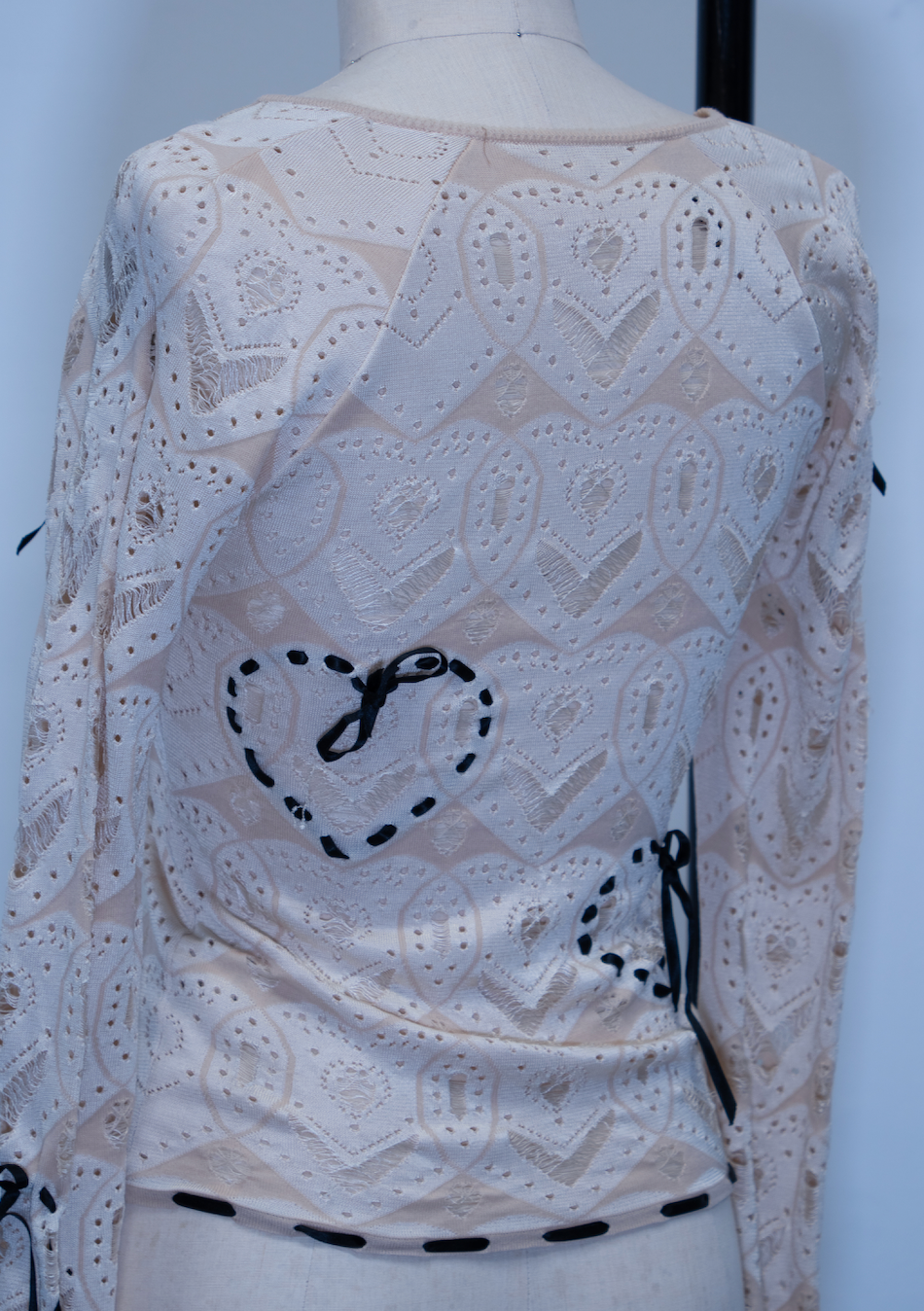 John Galliano Bow Knit Top