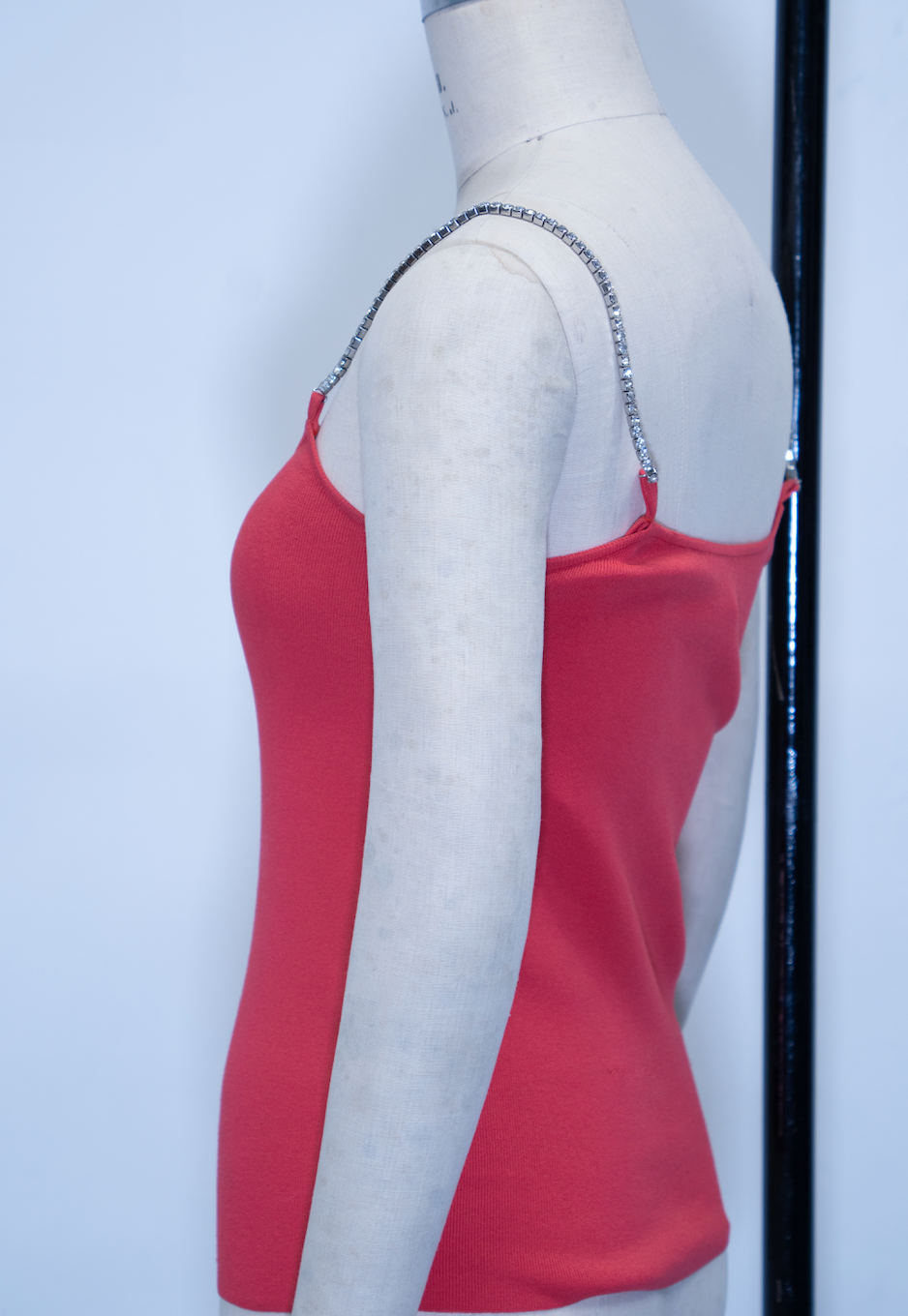 Alyx Rhinestone Strap Knit Tank Top