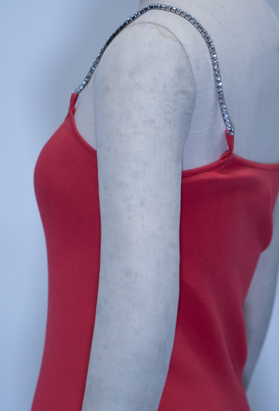 Alyx Rhinestone Strap Knit Tank Top