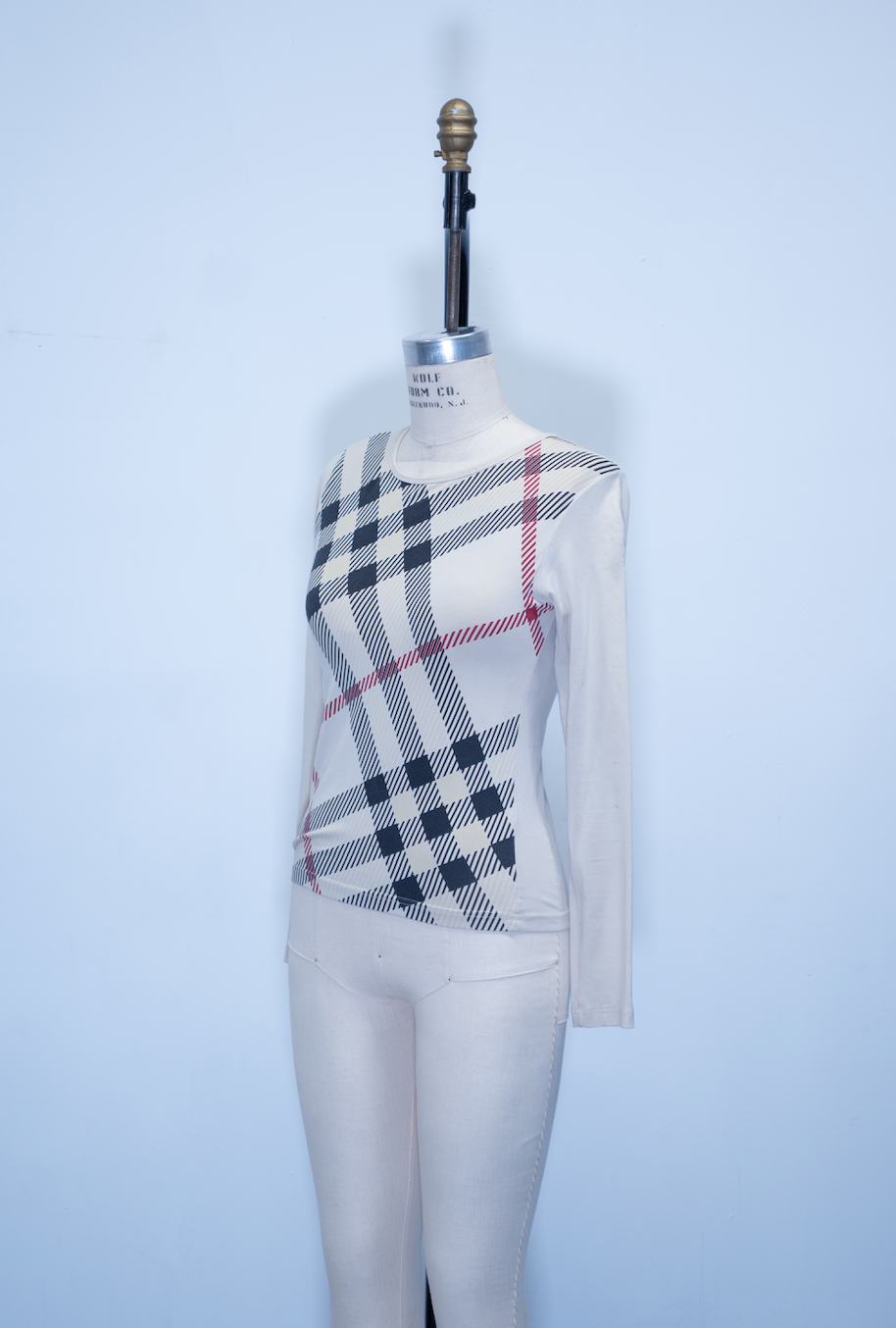Burberry Novacheck Long Sleeve Top
