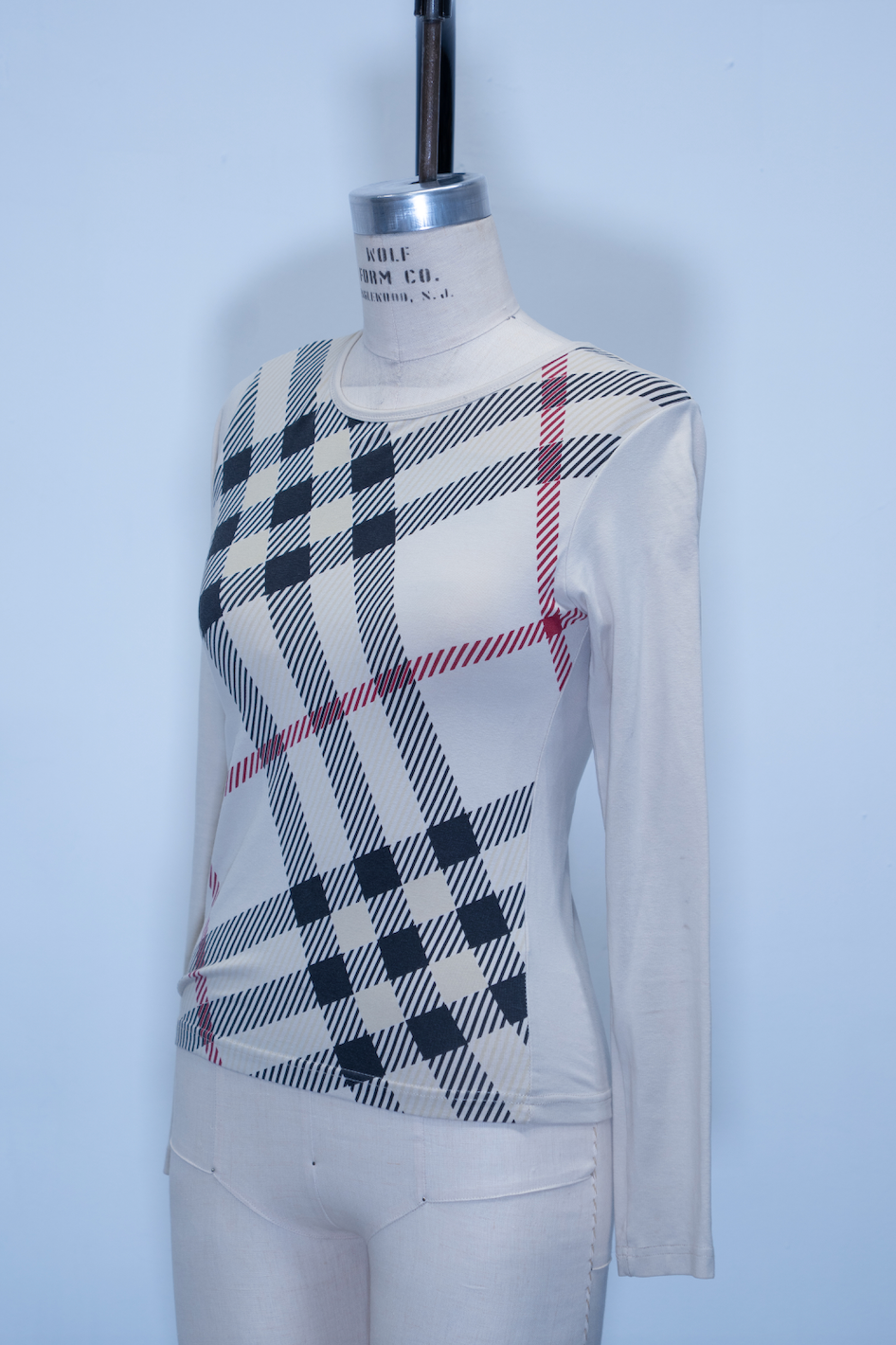 Burberry Novacheck Long Sleeve Top