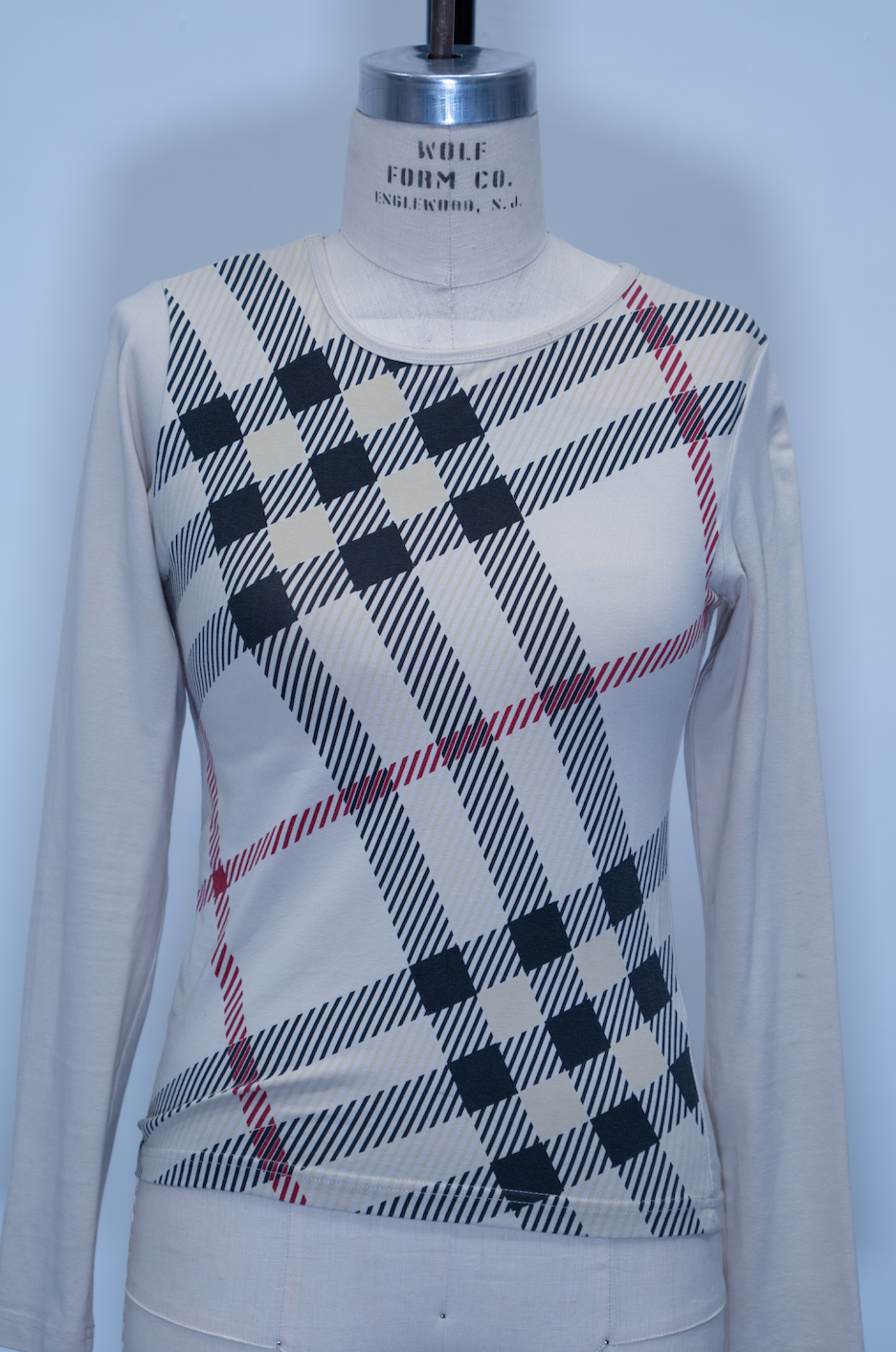 Burberry Novacheck Long Sleeve Top