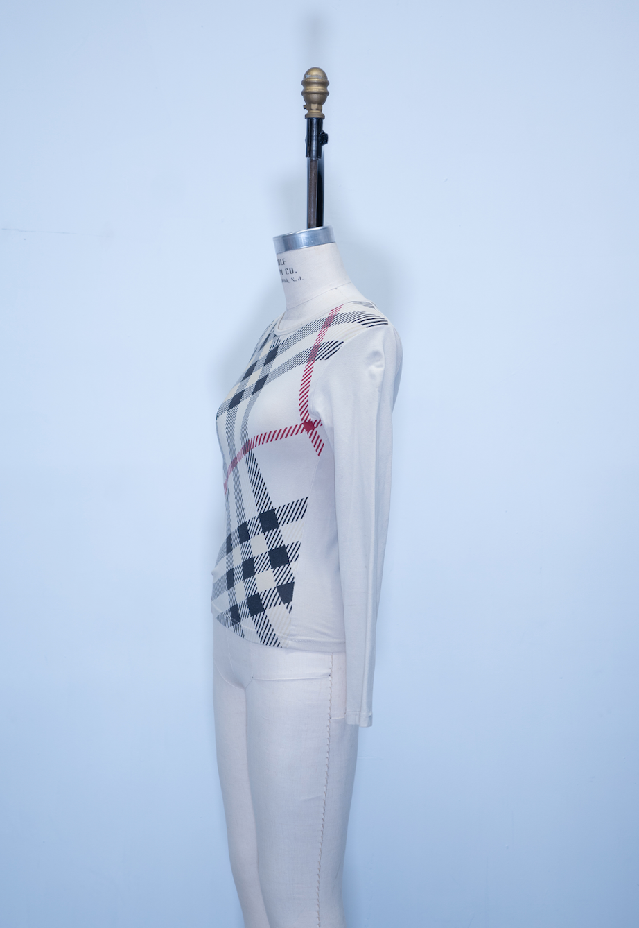 Burberry Novacheck Long Sleeve Top