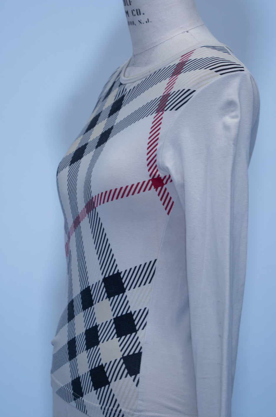 Burberry Novacheck Long Sleeve Top