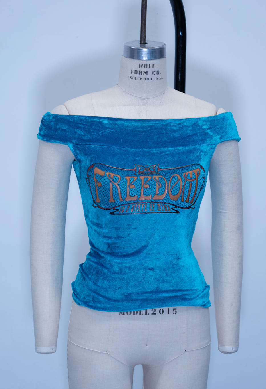 Dolce & Gabbana Freedom Velour Top