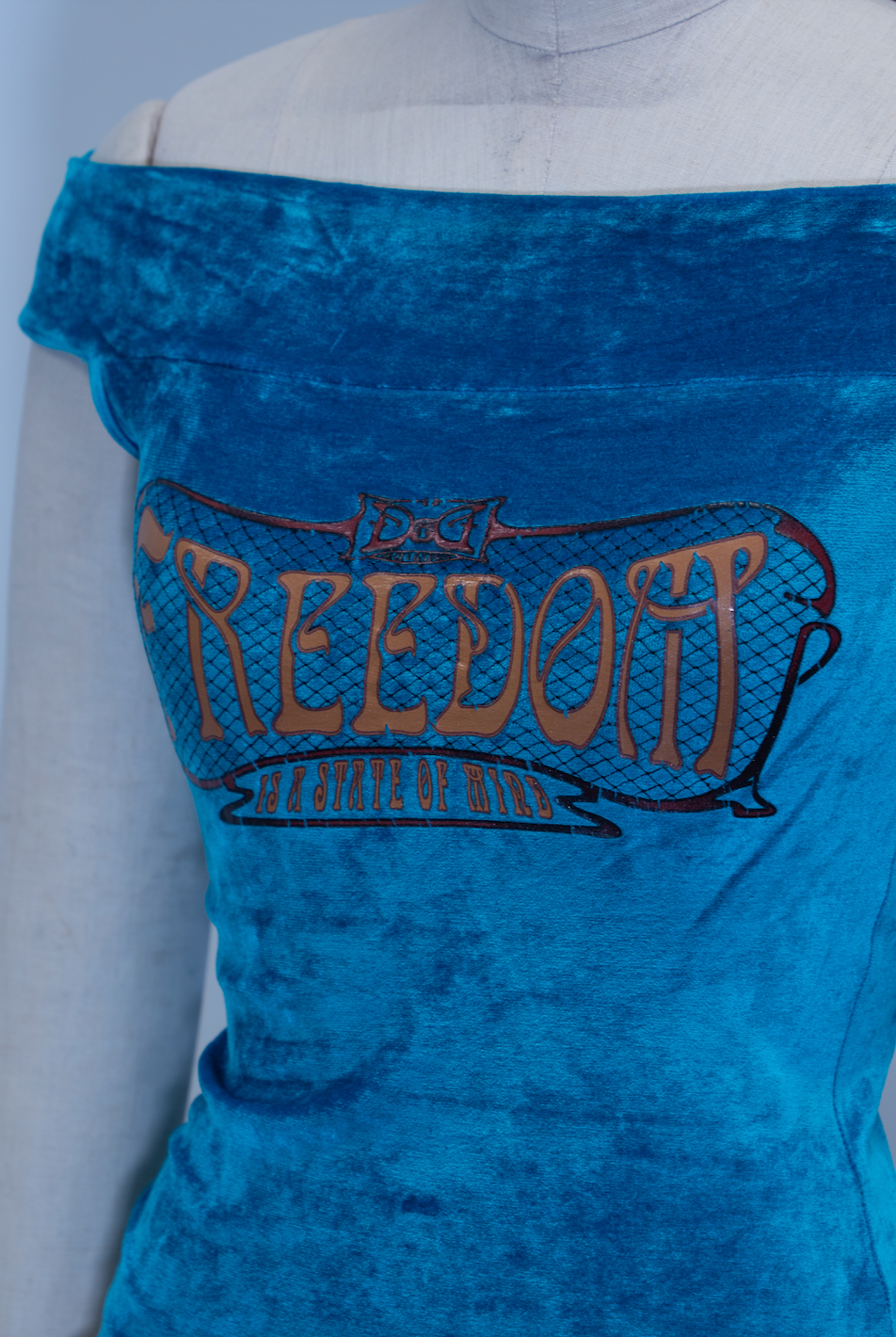 Dolce & Gabbana Freedom Velour Top