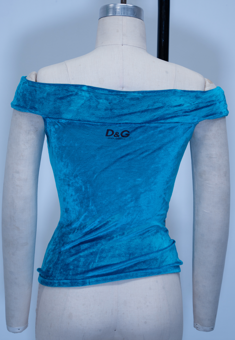 Dolce & Gabbana Freedom Velour Top