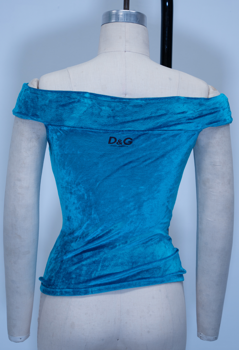 Dolce & Gabbana Freedom Velour Top