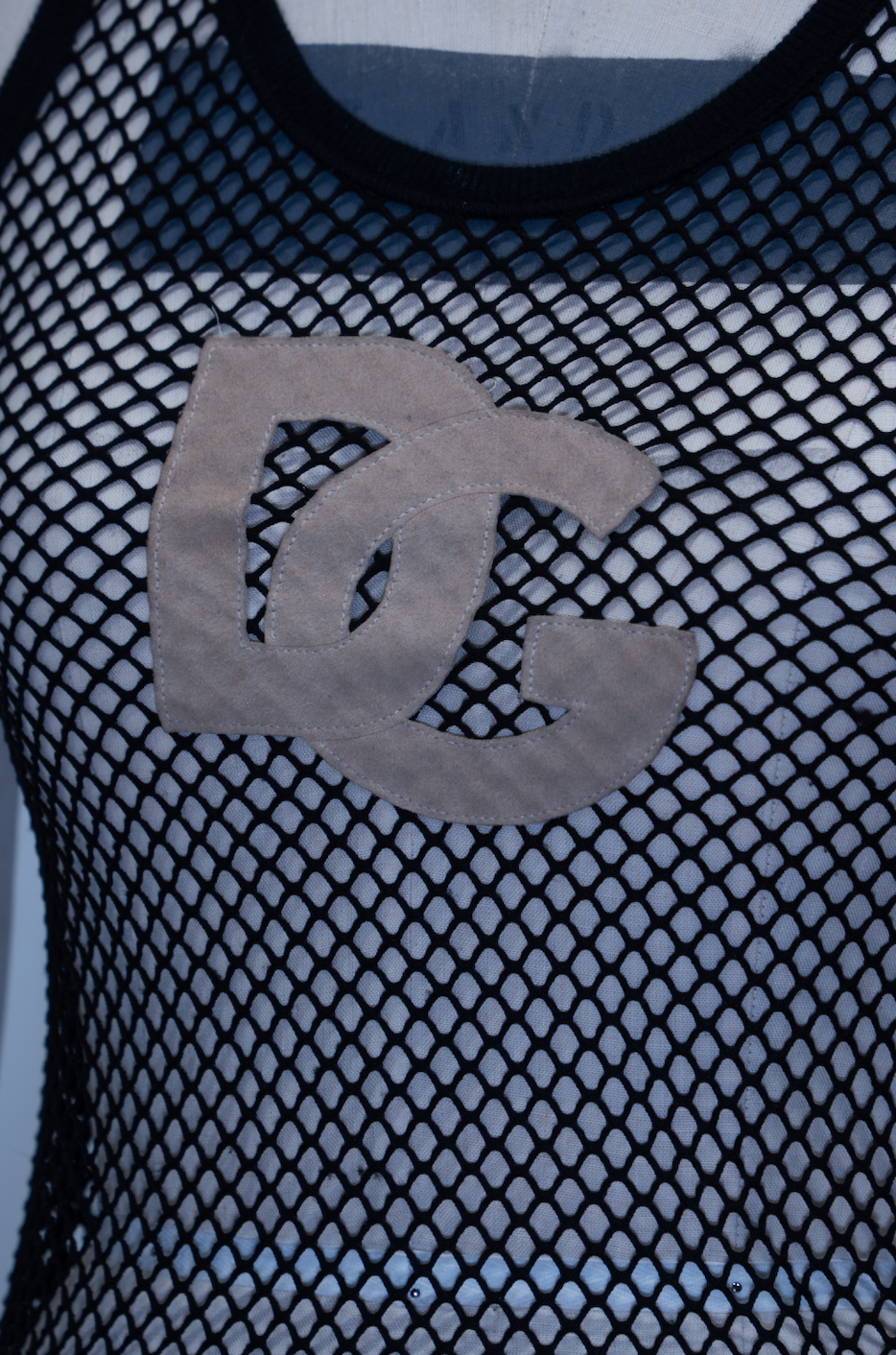 Dolce & Gabbana Fishnet Mesh Tank Top