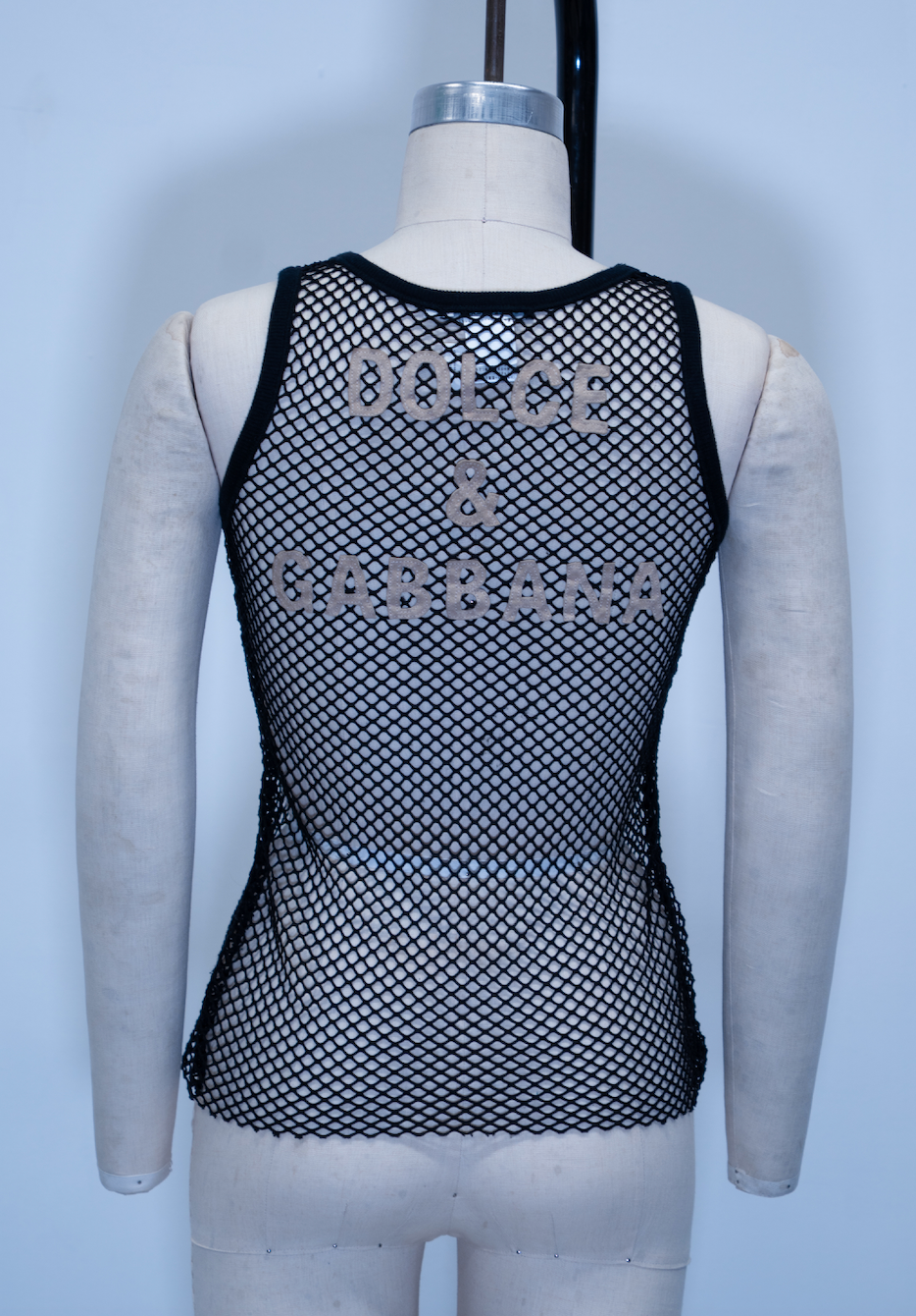 Dolce & Gabbana Fishnet Mesh Tank Top