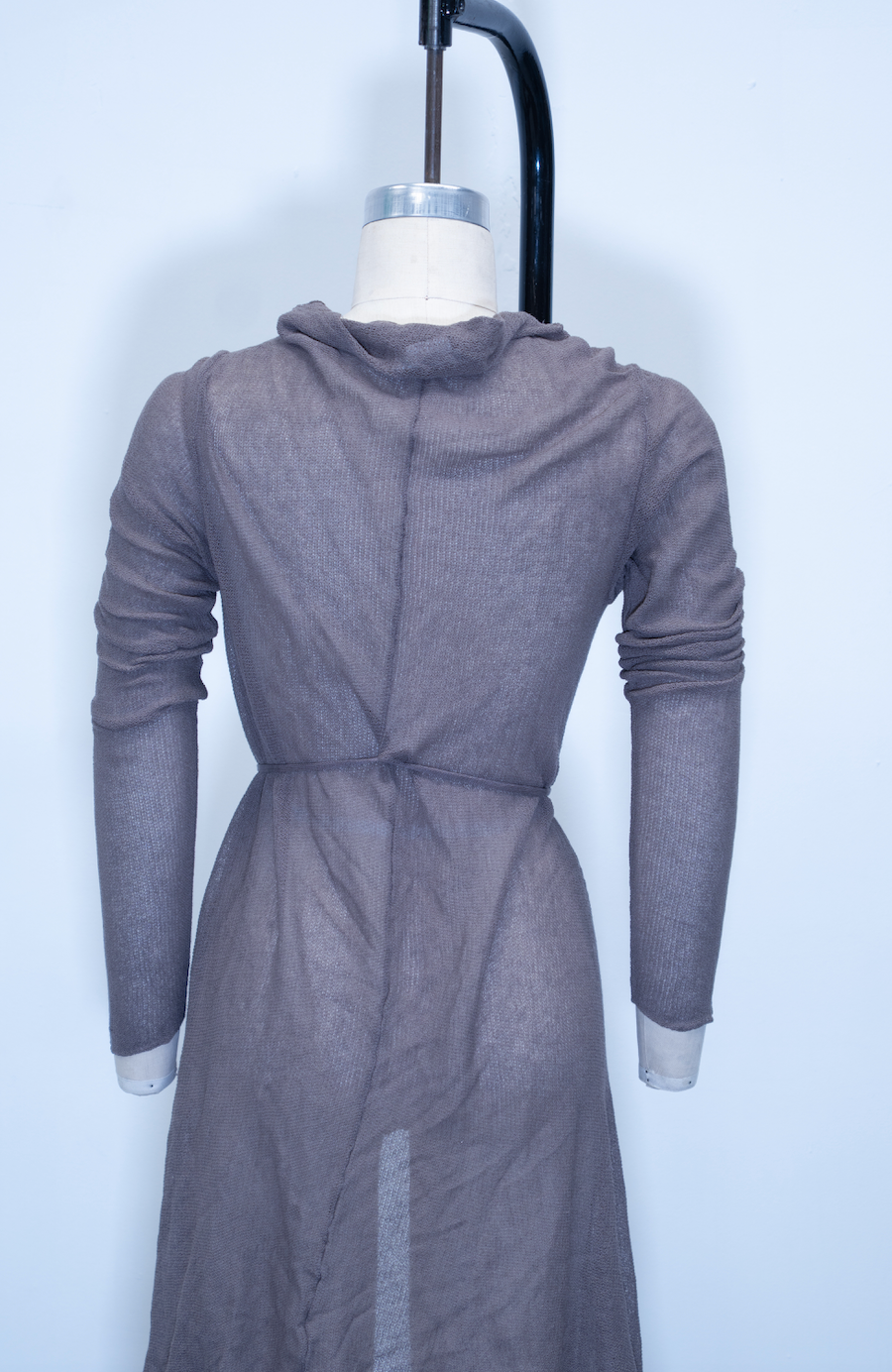 Sarah Pacini Long Sheer Knit Cardigan