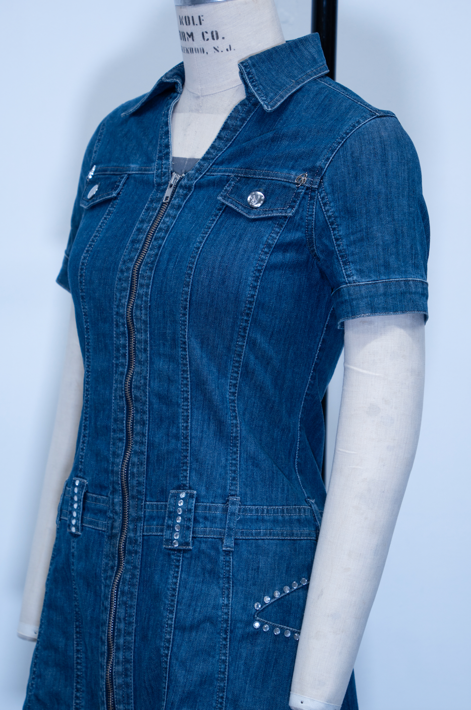 Blumarine Denim Mini Dress