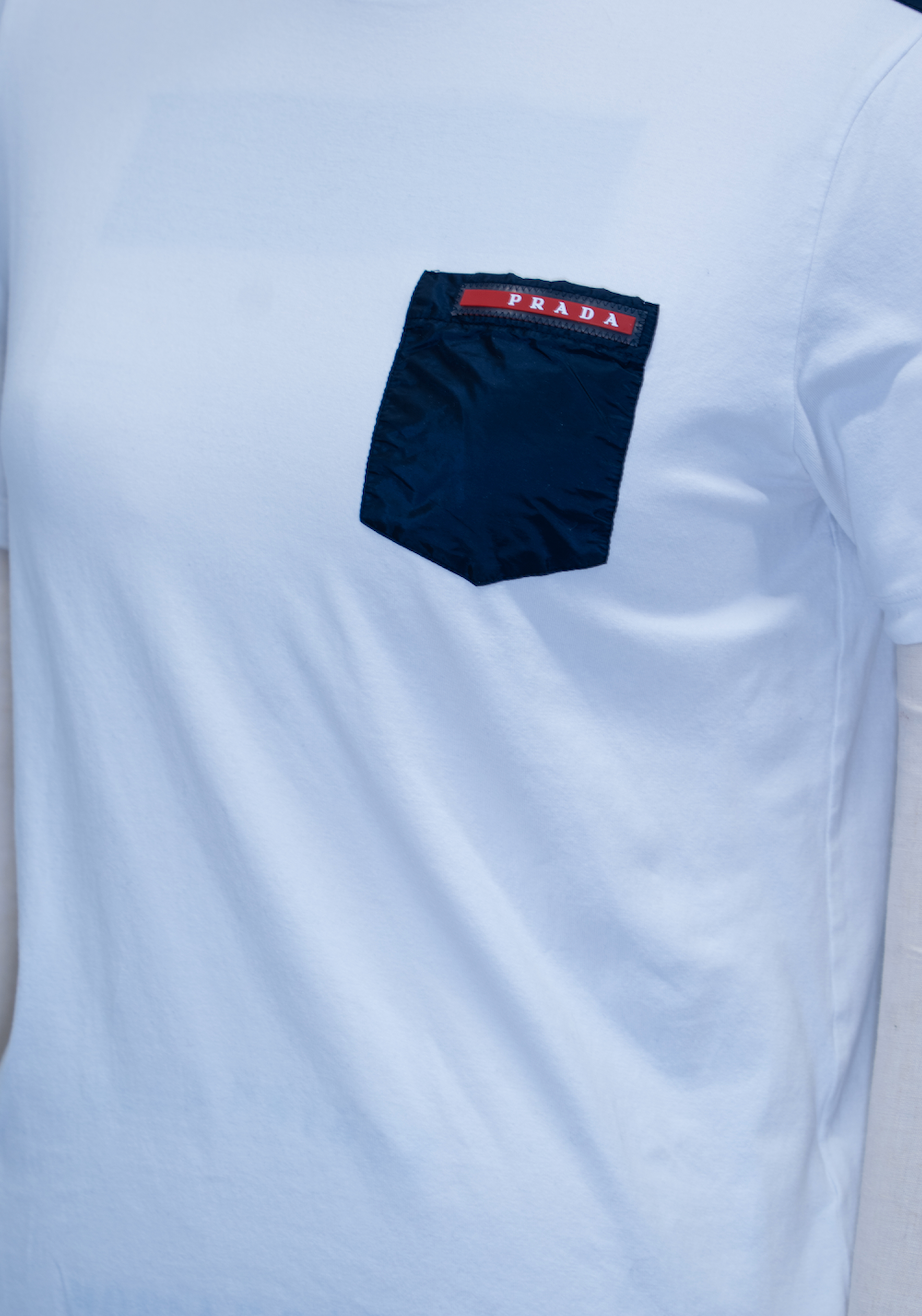 Prada Nylon Pocket T-shirt